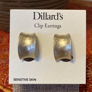 Dillard’s Clip Earrings, sensitive skin